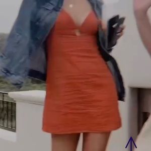 Urban Outfitters Burnt Red Summer Dress